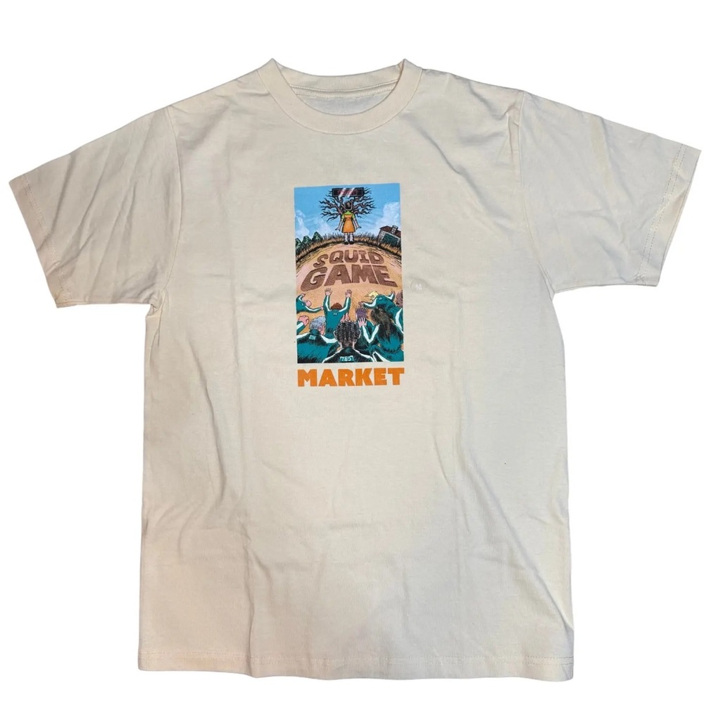 Netflix x Market Squid Game Pac Sun T-Shirt Size Small Retails:$40